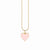 Gold & Enamel Large Heart Charm