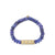 Gold & Diamond Peace Love Protection Tableau on Tanzanite