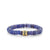 Gold & Sapphire Rondelle on Tanzanite