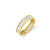 Gold & Diamond Channel Set Baguette Eternity Ring