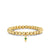 Gold, Diamond & Malachite Wicked Art Deco on 14k Yellow Gold