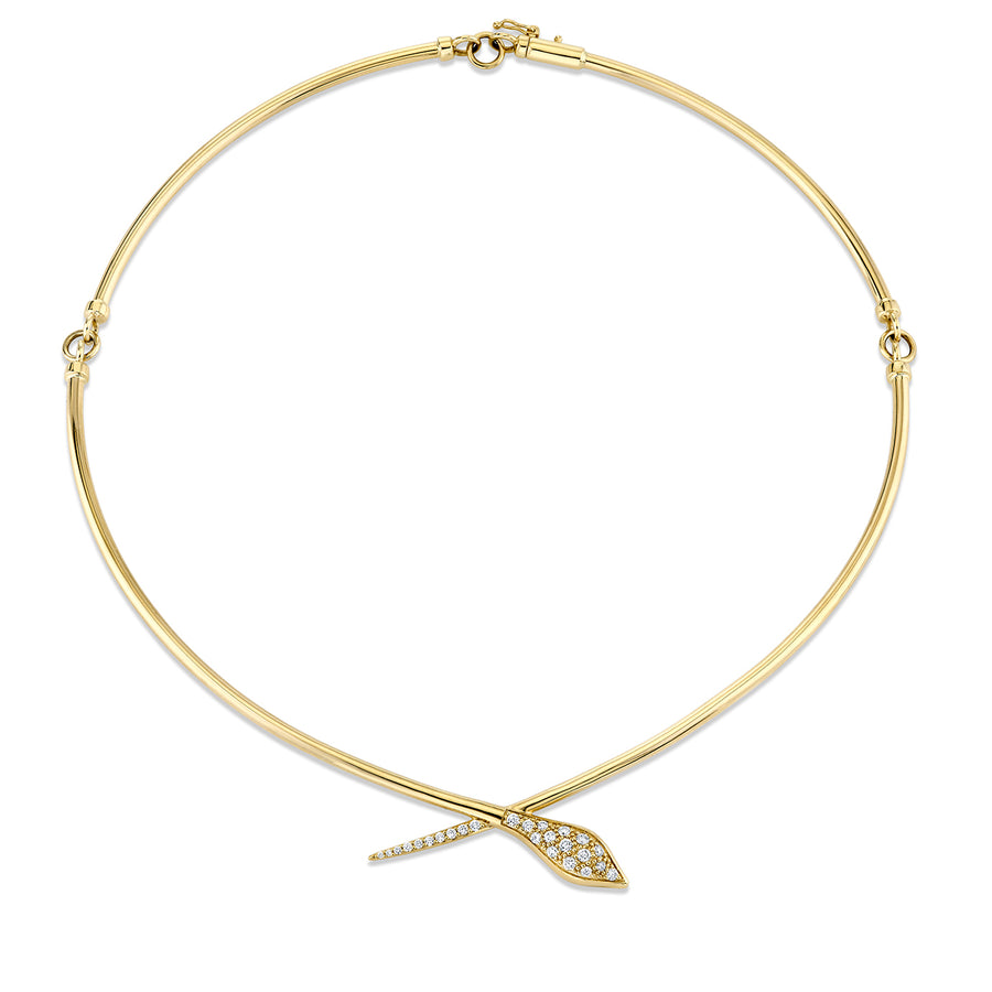 Gold & Diamond Snake Necklace - Sydney Evan Fine Jewelry