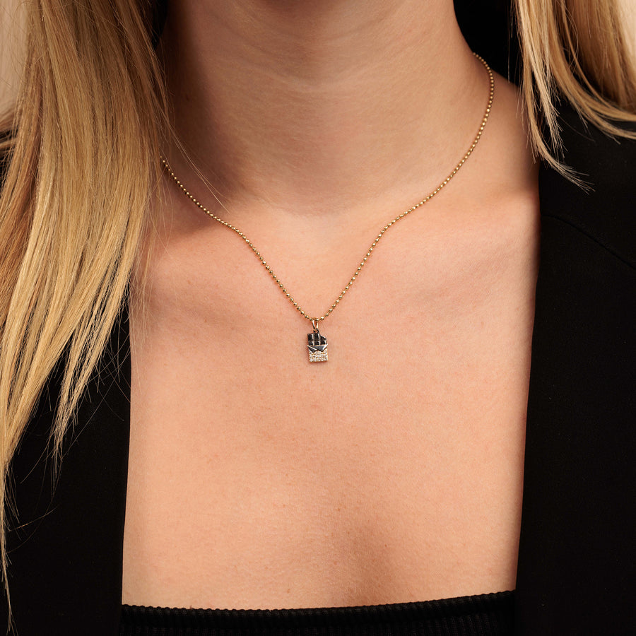 Gold & Diamond Chocolate Bar Charm - Sydney Evan Fine Jewelry