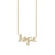 Gold & Pavé Diamond Hope Necklace