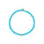 Gold & Diamond Small Pave Rectangle Bead on Turquoise