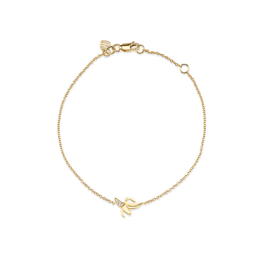 Gold & Diamond Banana Bracelet - Sydney Evan Fine Jewelry