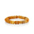 Gold & Sapphire Rondelle on Honey Jade