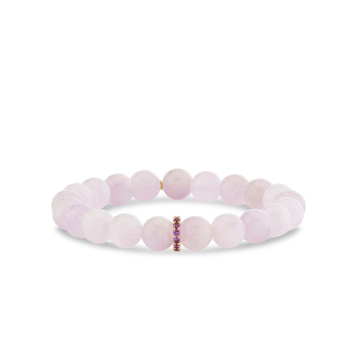 Gold & Amethyst Rondelle on Amethyst