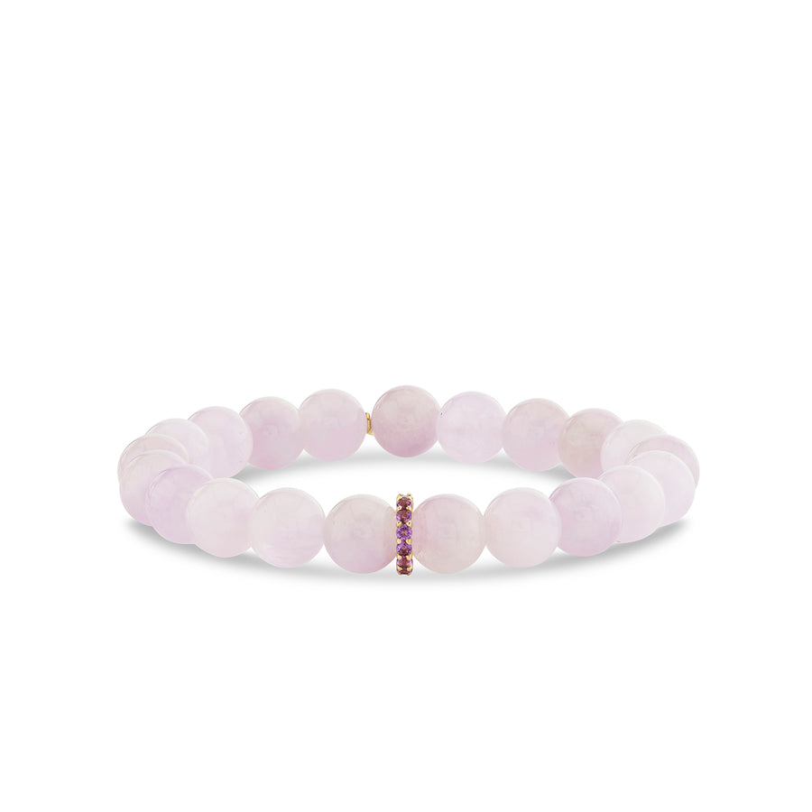 Gold & Amethyst Rondelle on Amethyst - Sydney Evan Fine Jewelry