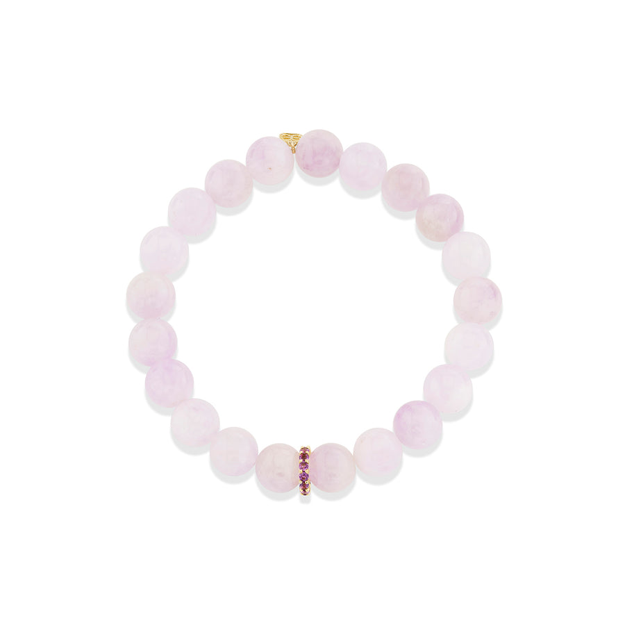 Gold & Amethyst Rondelle on Amethyst - Sydney Evan Fine Jewelry