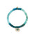 Gold, Blue Diamond, Sapphire & Emerald Large Crab on Shade Apatite