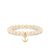 Gold & Diamond Anchor on Pearls