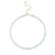 Gold & Diamond Rondelle Aquamarine Necklace