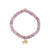 Gold & Diamond Butterfly Daisy Cluster on Lavender Amethyst