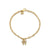 Gold & Diamond Bow Bracelet