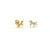 Kids Collection Gold & Diamond Mini Unicorn Stud