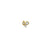 Gold & Diamond Marquise Eye Cluster Stud