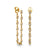 Gold & Diamond Marquise Eye Drop Earring