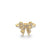 Gold & Diamond Icons Bow Ring