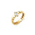 Gold & Diamond Marquise Eye Ring