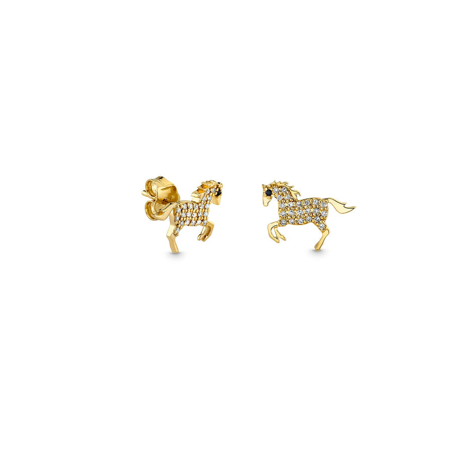 Gold & Diamond Horse Stud - Sydney Evan Fine Jewelry