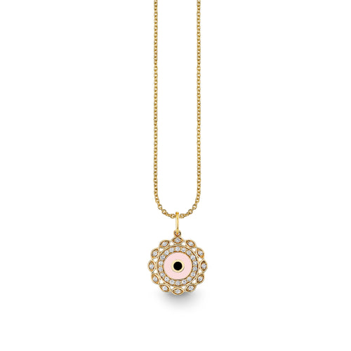 Gold & Diamond Small Marquise Eye Charm