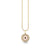 Gold & Diamond Small Marquise Evil Eye Charm