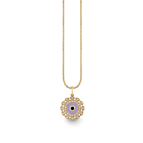 Gold & Diamond Small Marquise Eye Charm