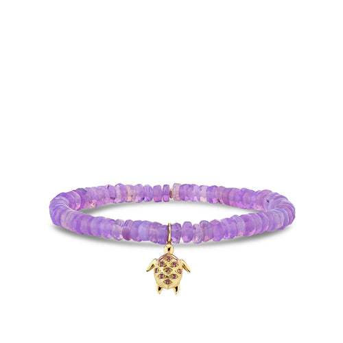 Gold & Diamond Turtle Marquise Eye Shell on Opal