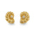 Gold & Diamond Large Nautilus Shell Stud