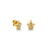 Gold & Diamond Turtle Stud