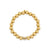 Gold & Diamond Small Bow Bead on Gold Beads