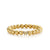 Gold & Diamond Small Bow Bead on Gold Beads