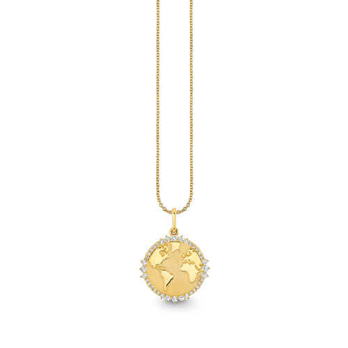 Gold & Diamond World Traveler Coin