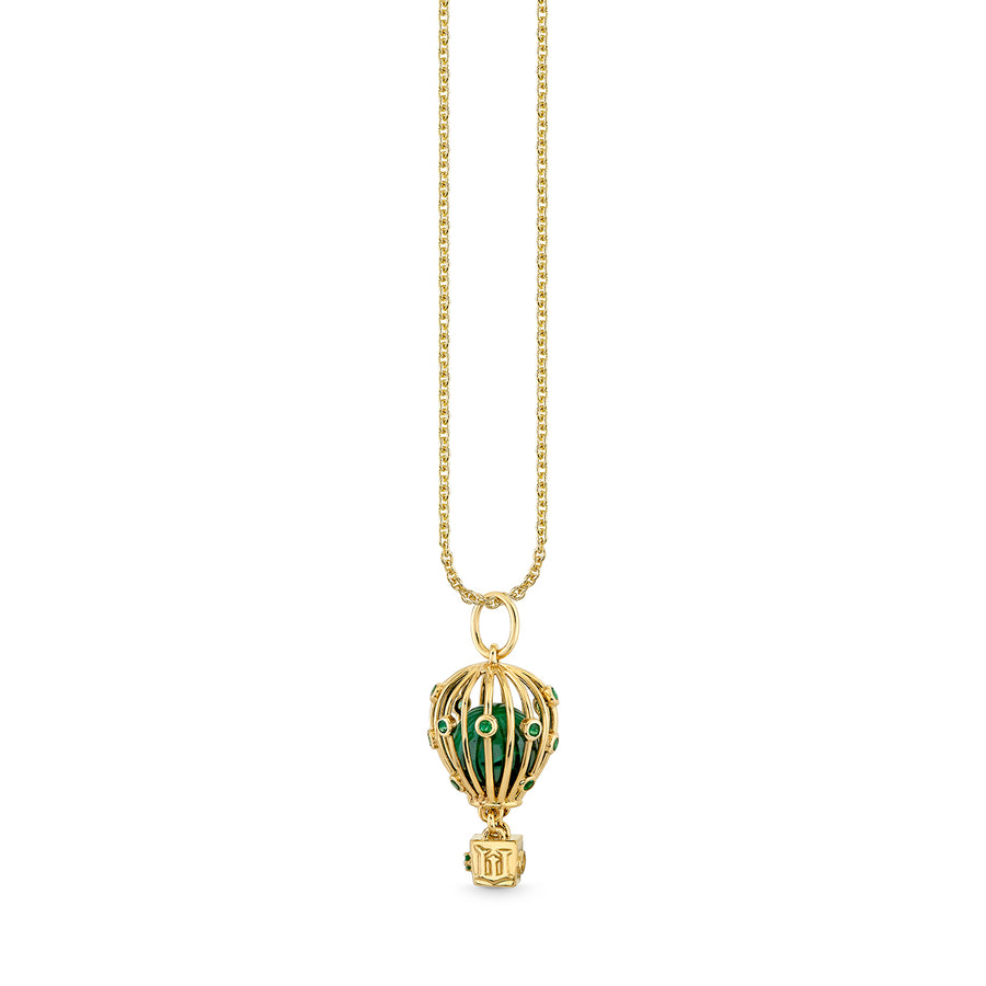 Gold & Emerald Wicked Balloon - Sydney Evan Fine Jewelry