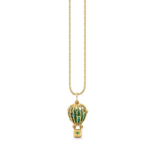 Gold & Emerald Wicked Hot Air Balloon