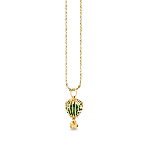 Gold & Emerald Wicked Hot Air Balloon