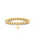 Gold & Pink Sapphire Wicked Glinda Marquise Eye Butterfly on 14k Yellow Gold