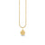 Gold & Pink Sapphire Wicked Glinda Pure Flower Charm