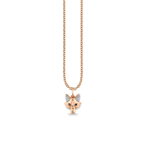 Gold & Diamond Fox Charm