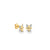 Gold & Diamond Fox Stud