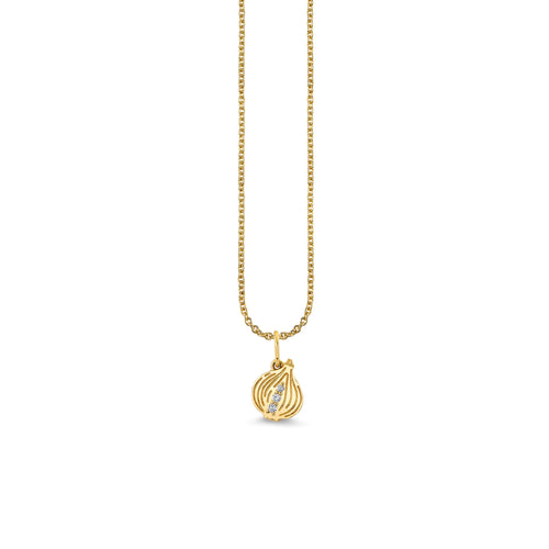 Gold & Diamond Onion Charm