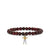 Gold & Diamond Ana Doll Charm on Red Garnet