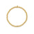 Gold & Diamond Scallop Edge Pave Rondelle on Gold Beads
