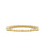 Gold & Diamond Scallop Edge Pave Rondelle on Gold Beads