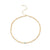 Gold, Diamond & Turquoise Pave Rondelle Cream Jasper Choker