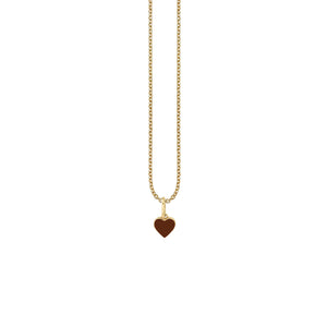 Gold & Enamel Mini Heart Charm - Sydney Evan Fine Jewelry