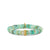 Gold & Diamond 8mm Daisy Rondelle on Peruvian Opal