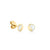 Kids Collection Gold & Enamel Mini Yin Yang Stud