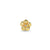 Gold & Diamond Begonia Stud